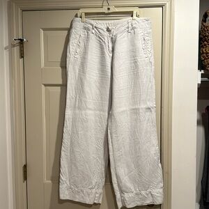 Poetry wide leg linen trouser
